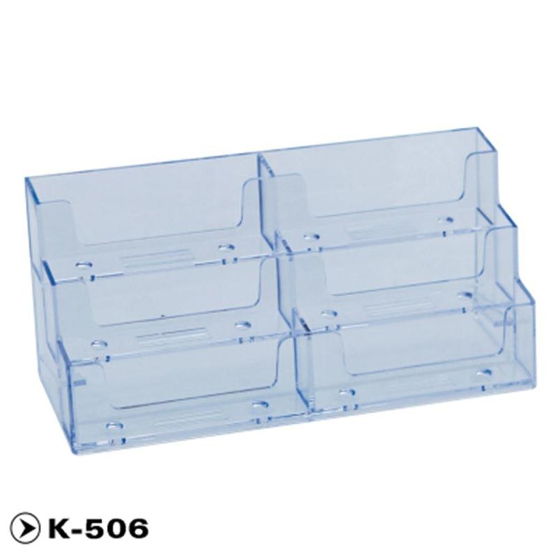 Vividcraft Schreibtisch Zubehör transparent Acryl Zähler Anzeige Halfter Schreibtisch oben Karte Ständer Halfter Stehen Foto Geschäft N0C5