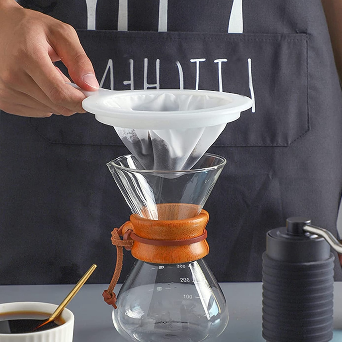 100/200/300/400 mesh bar cocktail si super fine mesh si konisk mad filter ske til øl mælk yoghurt bar værktøjer