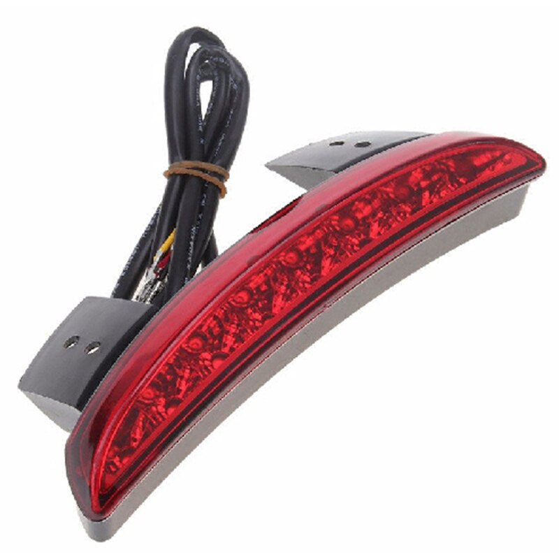LED Fender Brake Tail Light Turn Signal For Harley Sportster Iron 883 1200 Dyna