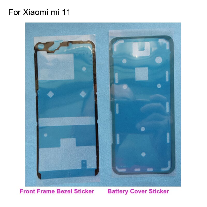 Voor Xiaomi Mi 11 Back Battery Cover Sticker Lcd Scherm Front Frame Bezel 3M Lijm Voor Xiaomi Mi11 Dubbele plakband: 2 in 1