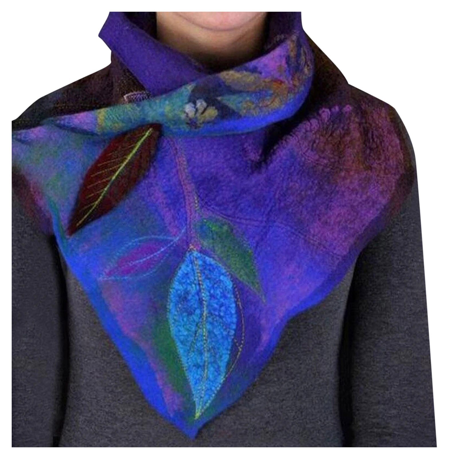 Sciarpa Scialle Da Donna Nero E Oro A Fantasia Galassia. Tessuto Effetto Seta, 70x35 Pollici. Nuova Con Etichette!