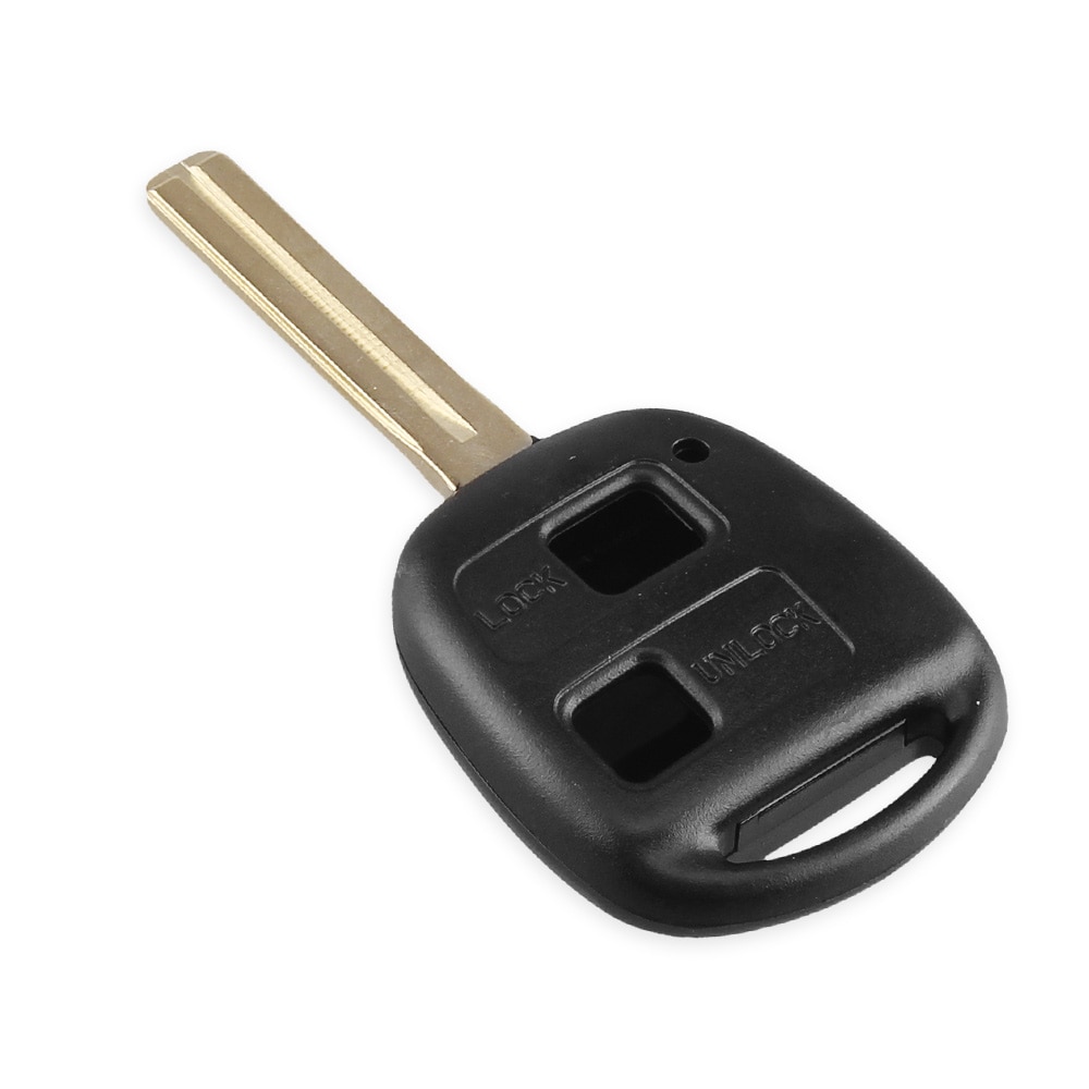 KEYYOU Car Key Shell 2/3 Buttons Remote Case for Lexus Es Rx Is Lx Gs IS200 RX300 ES300 LS400 GX460 For Toyota Uncut TOY48 Blade