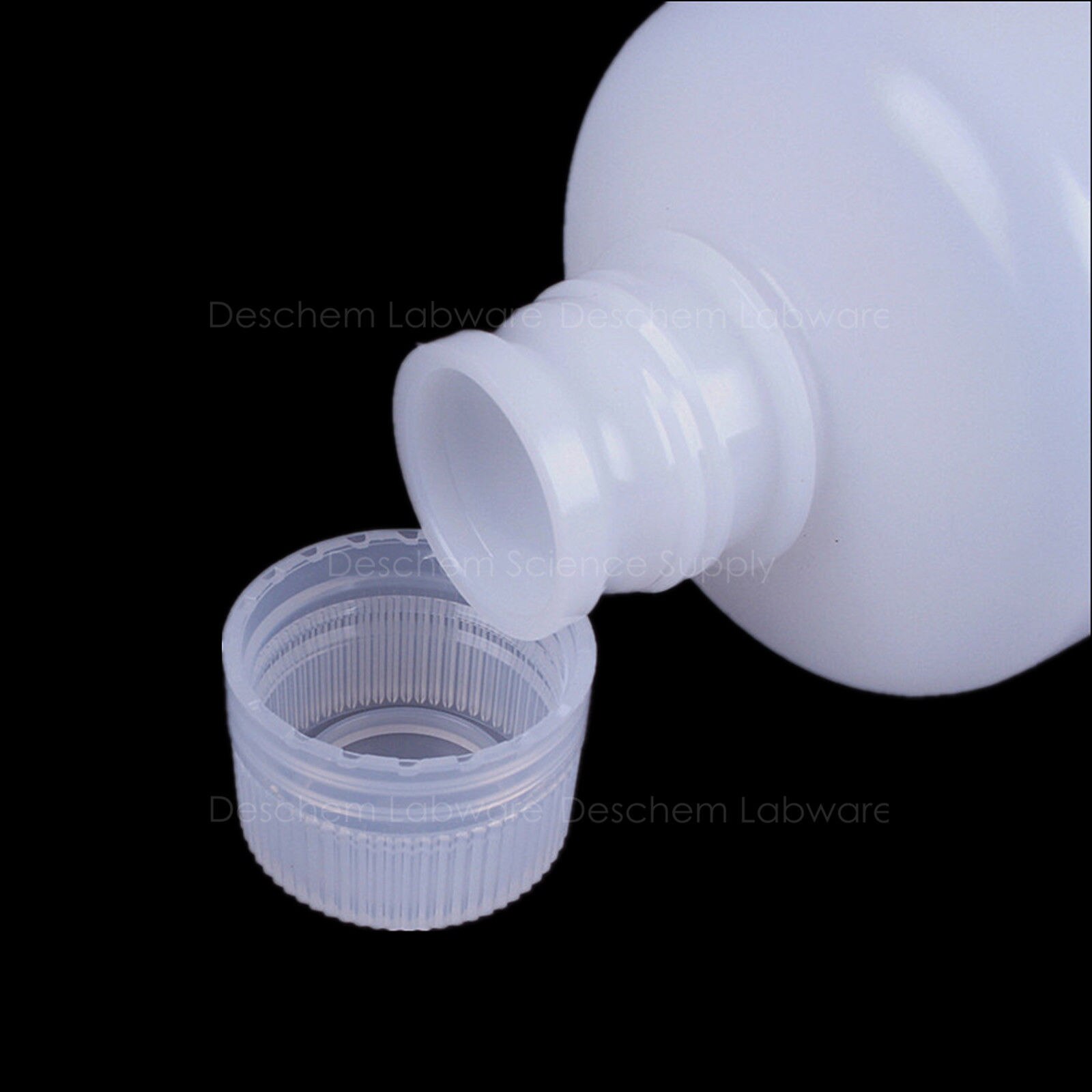 1000mL Plastic Reagent Bottle 1L Narrow Mouth Chemistry HDPE Sample Bottles