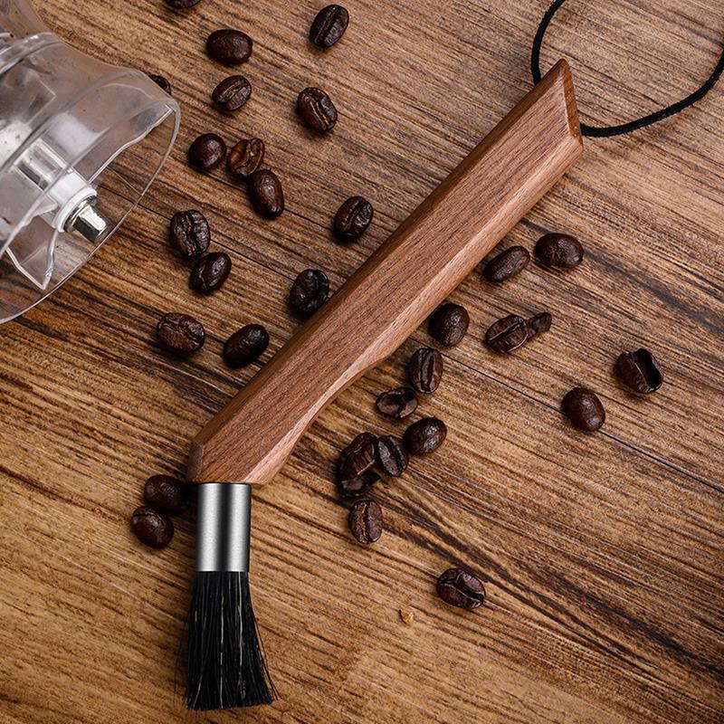 Coffee Grinder Cleaning Brush Espresso Machine Group Head Bristles Brush With Plastic Handle Coffee Machine Cleaning Brush Tool