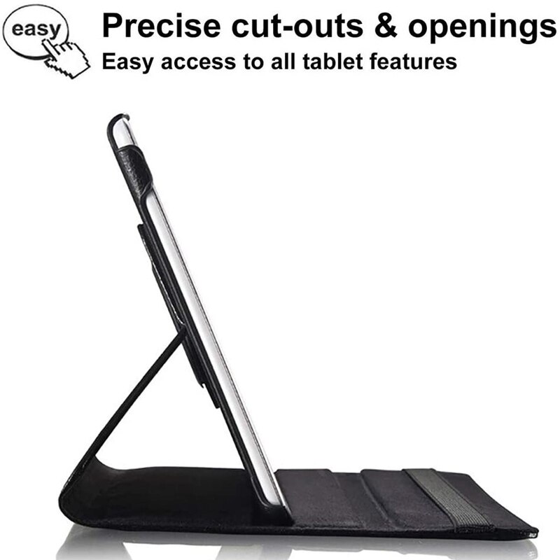 360 Rotating PU Leather Case for Samsung Galaxy Tab A 9.7 inch SM-T550 T555 P550 P555 Folio Tablet Cover Sand Holder Funda Capa