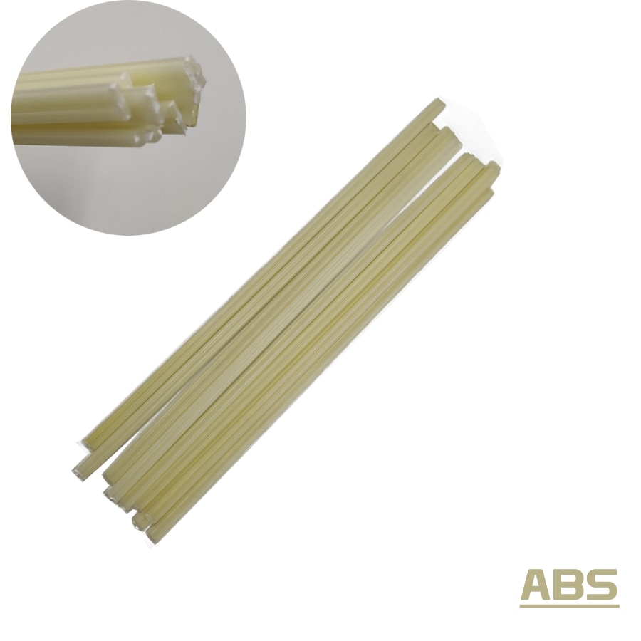 25pcs/50pcs 2X5X200mm Length Plastic Welding Rods Bumper Repair ABS/PP/PVC/PE Welding Sticks Welding Soldering Supplies