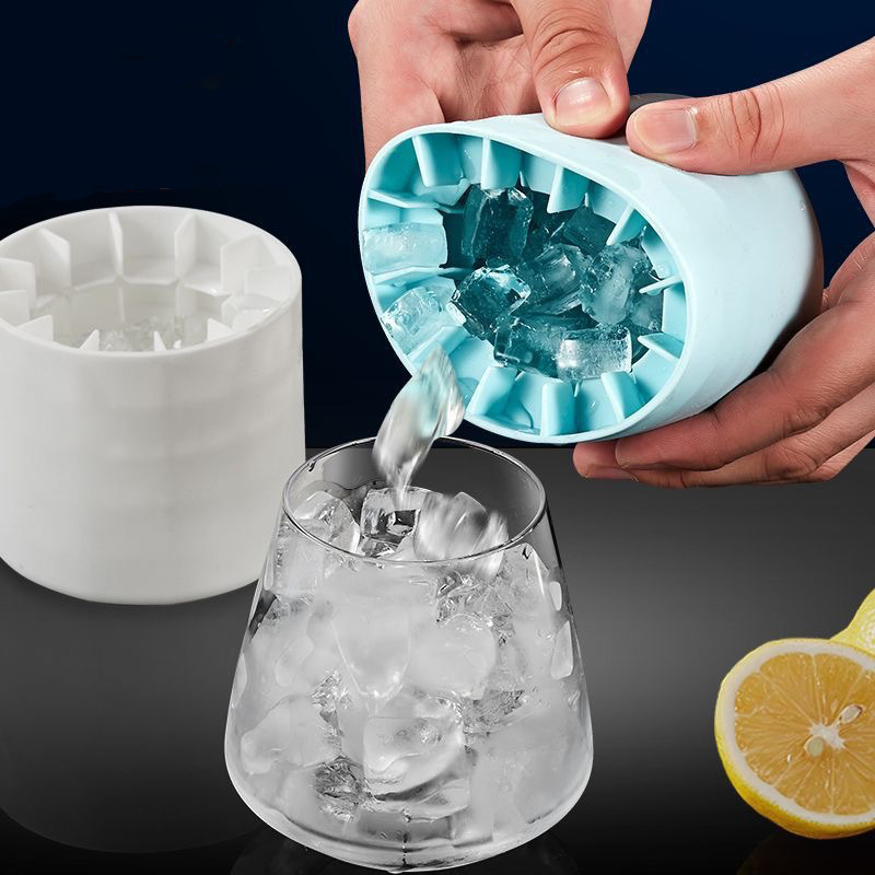 Silikon Eiswürfel Form Runde Eis Eimer Sommer Hausgemachte DIY Kühlschrank Einfrieren Eismaschine Kreative Eiswürfel Form Barware Werkzeuge
