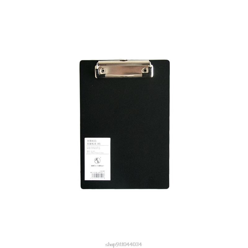 Simple A4 A5 Notepad Memo Pad Board Clip Loose-leaf Notebook File Writing Clamps Office School Supplies Mar15 21: Yellow