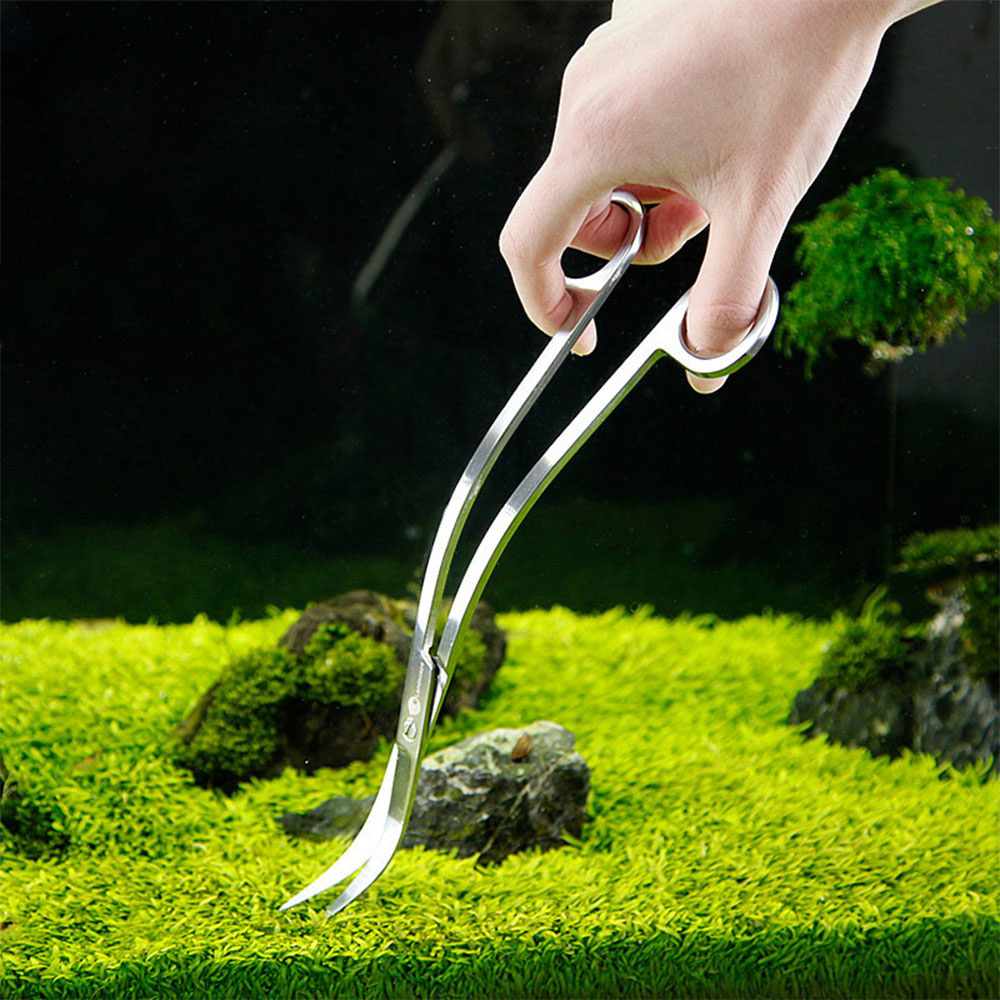 Aquarium Zubehör Hart Edelstahl Aquarium Werkzeug Schere Pinzette Pflanzen Welle Schere Aquarium Schaufeln Reiniger Liefert