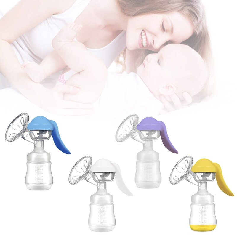 Portátil manual da bomba de mama mamilo do bebê mamilo mamadeira de alimentação garrafas de leite grau alimentador infantil prático