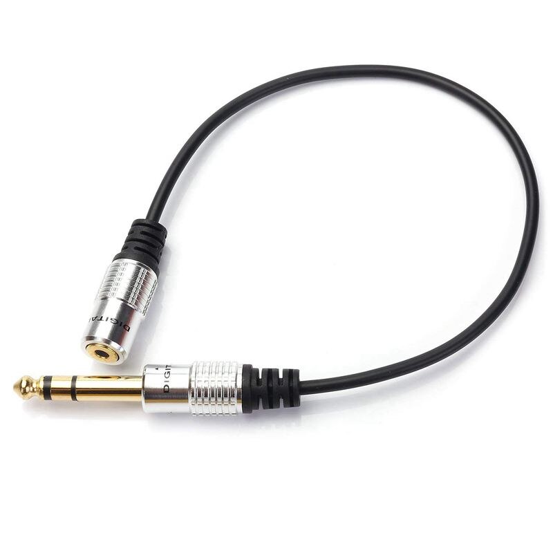 1/4 inch to 3.5mm Stereo Adapter Cable 6.35mm TRS Male to 3.5mm Female Quarter Inch Headphone Jack Converter AUX Connector Cable