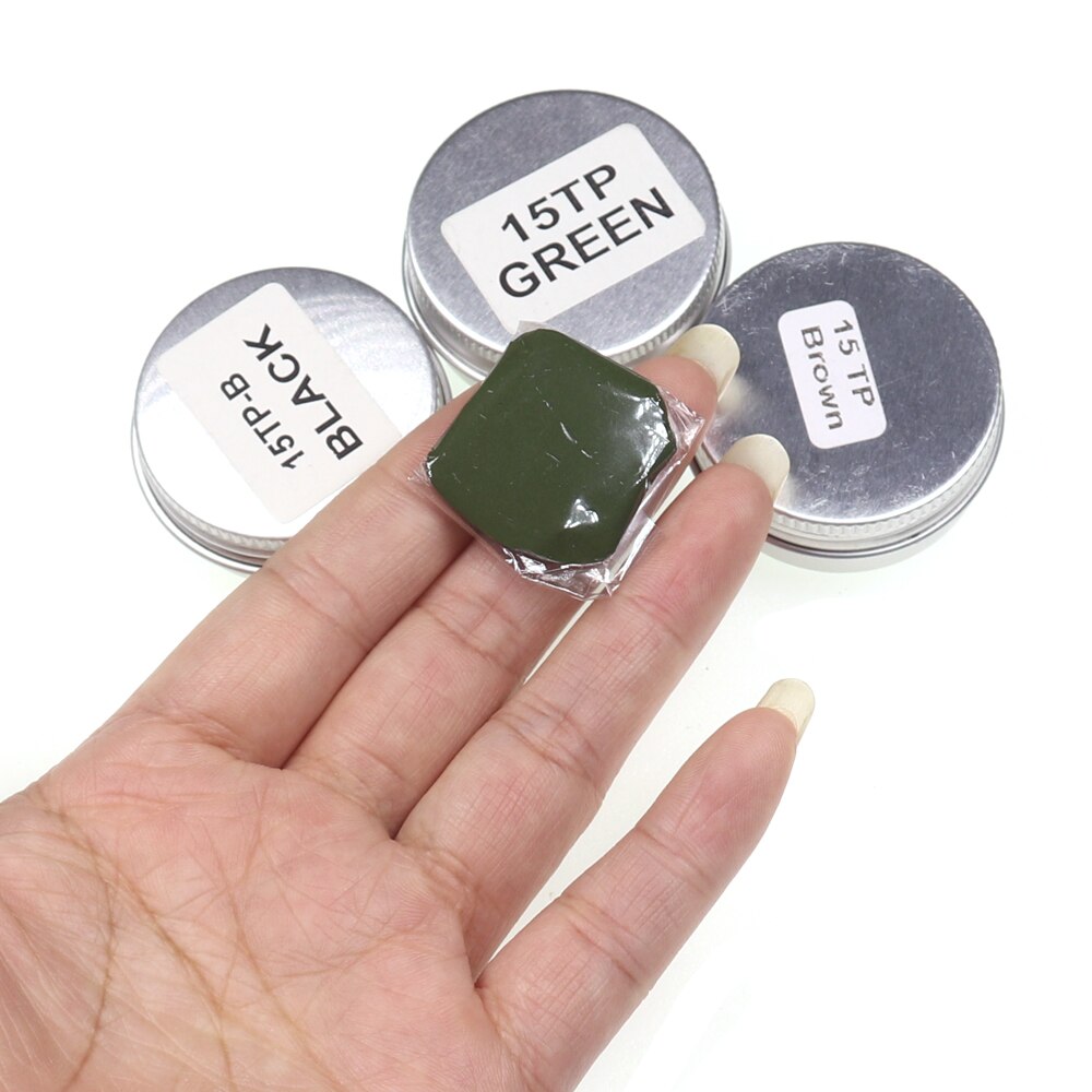 15g Wolfram Kitt Angeln Anlage Gewicht für Karpfen Angeln Platinen Ersatz Schlammigen Braun Dunkelgrün Farbe Blei Kitt Fisch Material