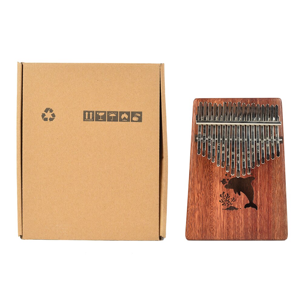 17 Key Kalimba Mbira Calimba African Solid Mahogany Thumb Piano Finger With Bag Keyboard Marimba Wood Musical Instrument 1 o