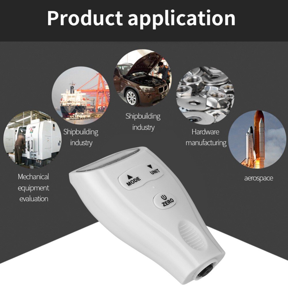 Portable Mini Paint Film/Coating Measure Thickness Gauge Digital Tester Operation temperature: 0c ~ +40c