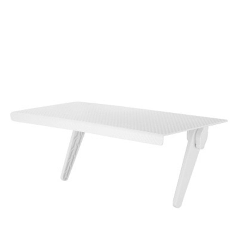 Multi-functional Storage Rack TV Computer LCD Display Screen Storage Bracket Screen Top Shelf Adjustable Shelf Storage Rack: White 33x14cm