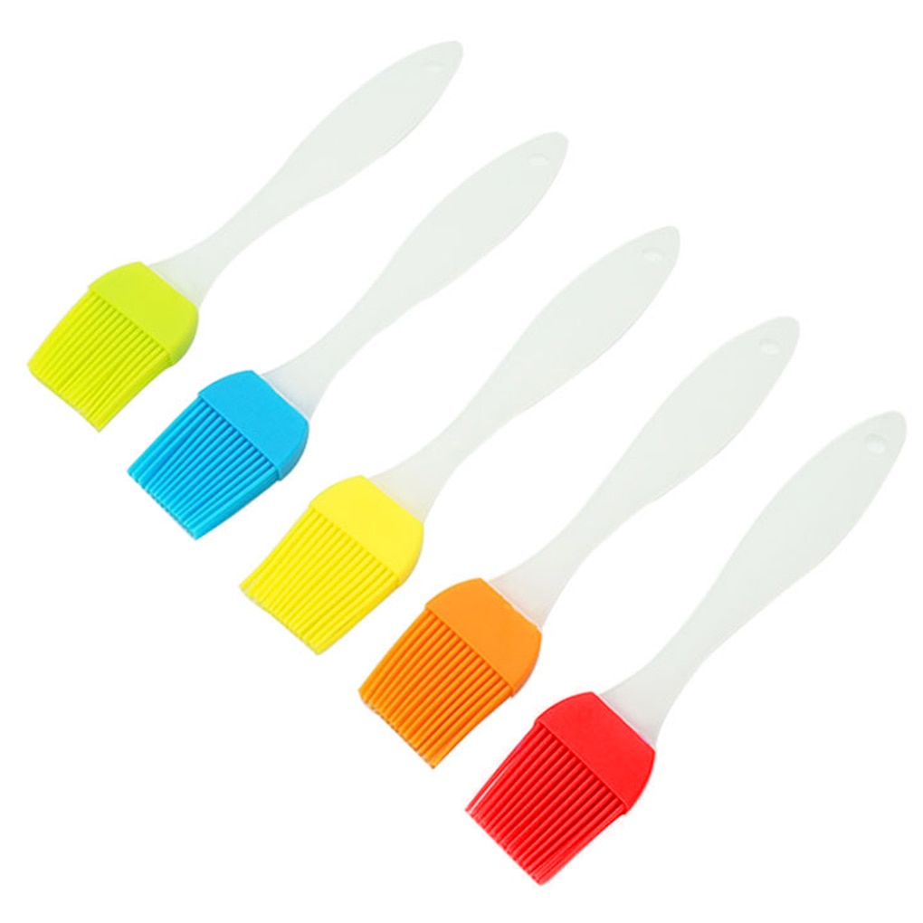 1PC Portable Silicone Oil Bottle with Brush Oil Brushes Liquid Oil Pastry Kitchen Baking BBQ Tool Kitchen Tools
