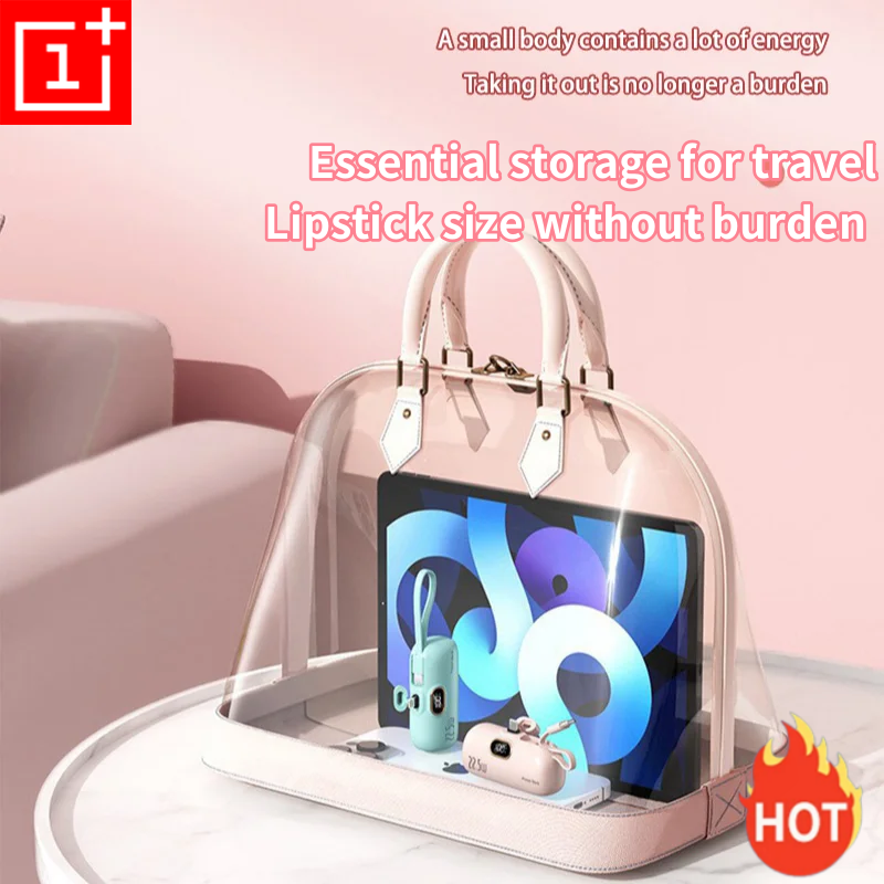 Oneplus mini conveniente banco de potência móvel 30000mah carregamento rápido portátil adequado para iphone samsung xiaomi bateria externa