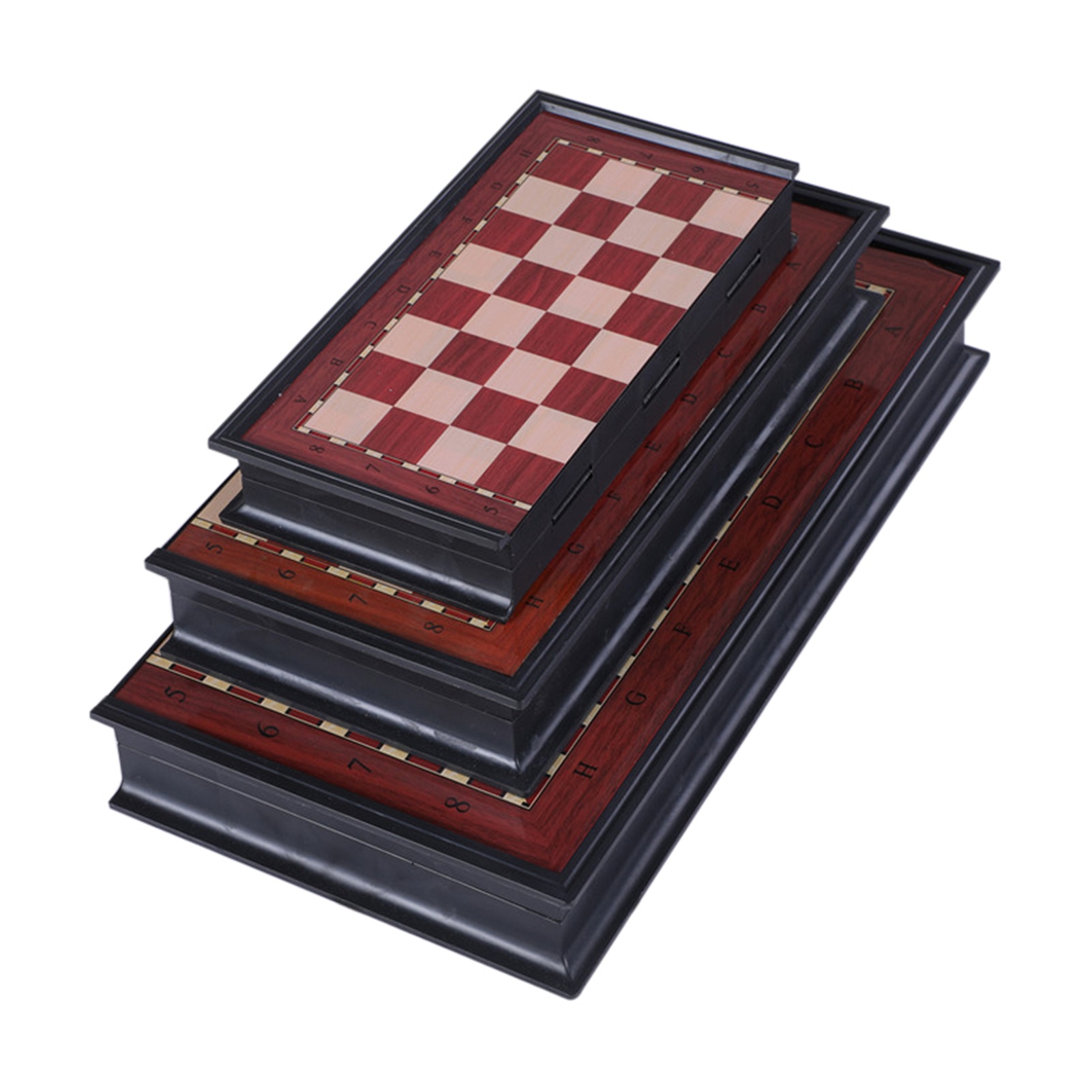 3 In 1 Wooden Chess Backgammon Checkers Travel Chess Set Board Game Entertainment Kids Christmas