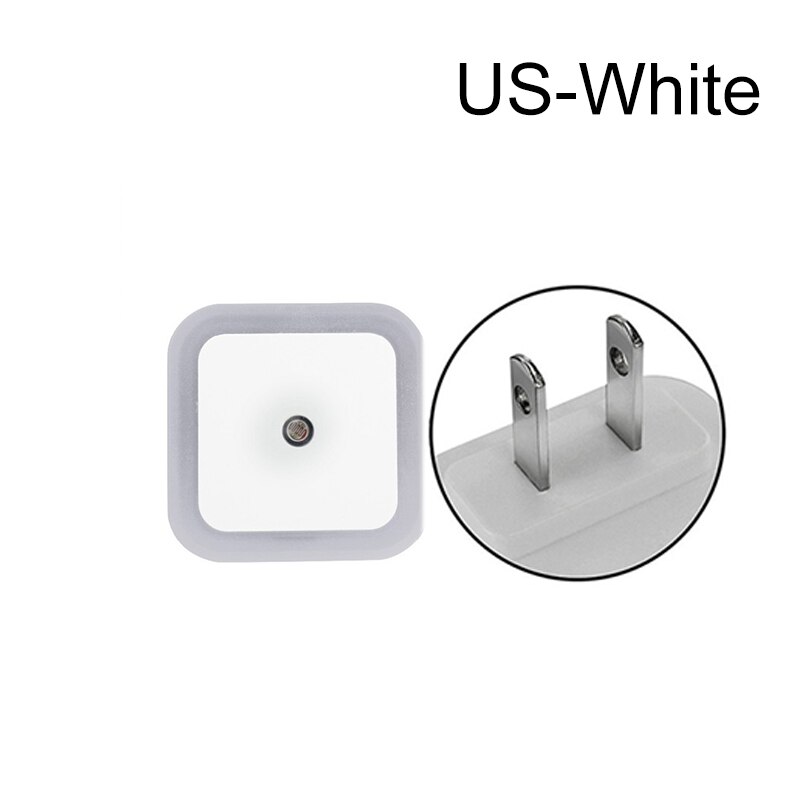 Draadloze Led Nachtlampje Sensor Verlichting Eu Us Plug Nachtlampje Lamp Voor Slaapkamer Decoratie Gang Lamp Babykamer Nachtlampje: US-White
