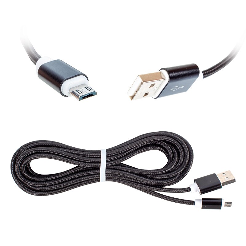 POWERMASTER S3-S4 SAMSUNG MICRO USB CHARGER AND DATA CABLE 1 METRE