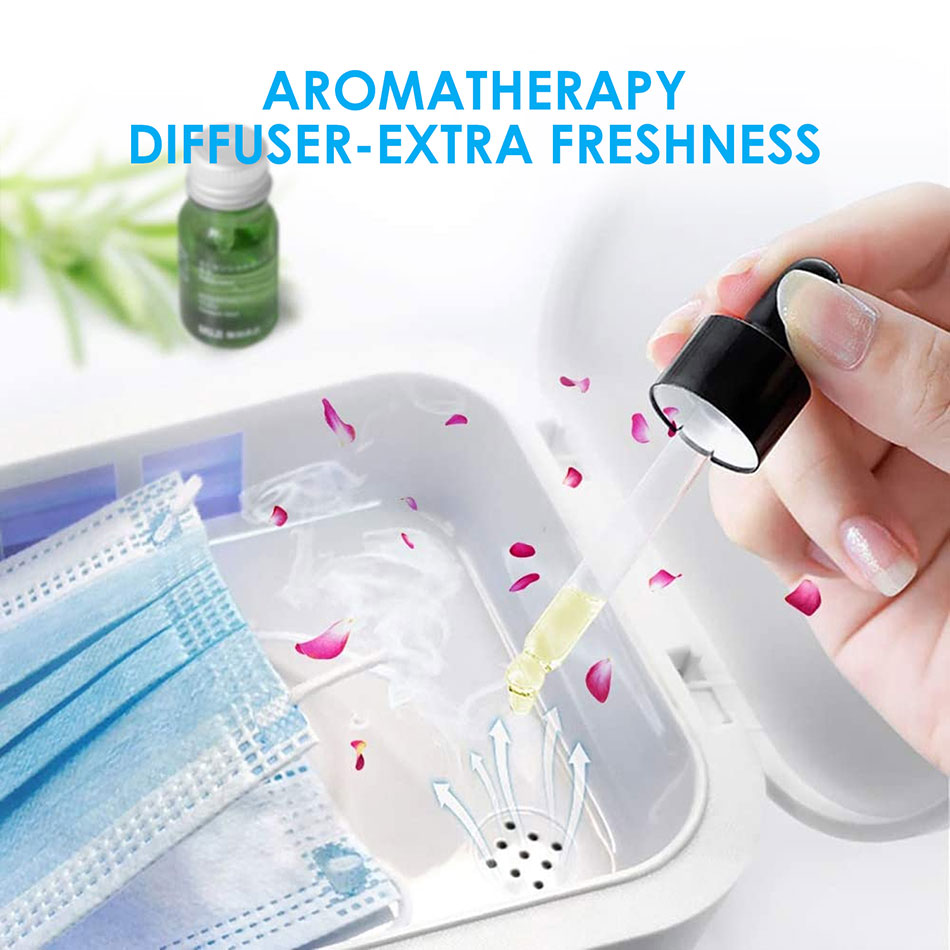 Smart UV Sterilizer Box Personal Disinfection Cabinet Nano-Coated Mobile Phone Mask Ultraviolet Sterilizer UV Phone Sterilizer