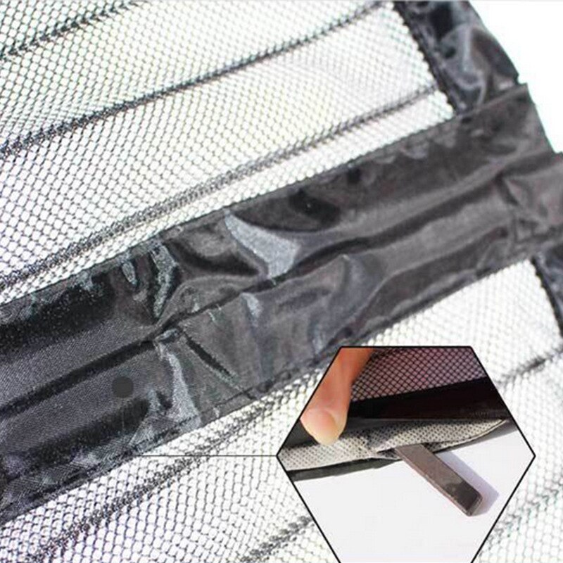 Håndfri magnetisk myggenet dørnet anti flyve insekt myggedør skærm anti-mygg magnetisk gardin mesh til døren