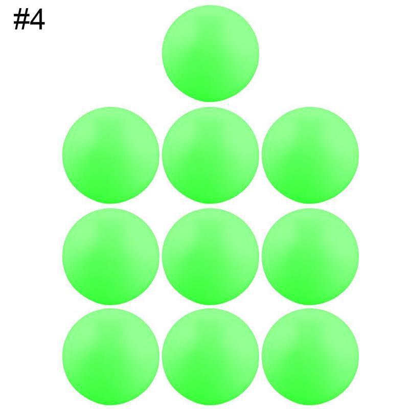 Forfar 10 stk 38mm hvide øl pong bolde bolde ping pong øvelse bold drikke pong ping hvide bolde vaskbare: Grøn