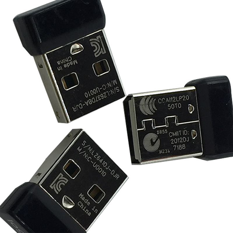 Ekte 1 kanals nano mottaker dongle for mus  m185 m215 m235 m325 m545 m705 osv