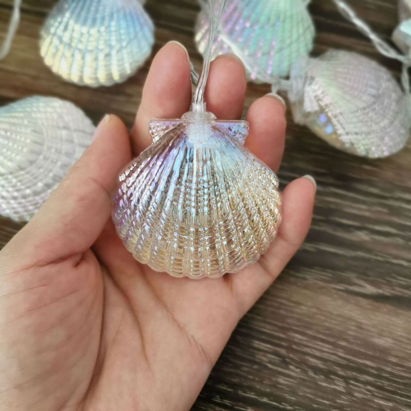 Seashell Starfish Conch Light String LED 3000K Warm White Garland Lights
