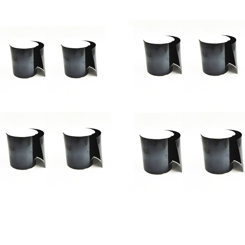 1.52M Super Strong Fiber Waterproof Stop Leaks Seal Repair Tape Performance Self Fiber Fix Tape Pipeline repair Tape: 8pcs Black