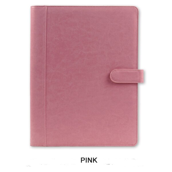 PU leather hasp business manager bag file folder a4 document holder organizer portfolio with calculator 541A