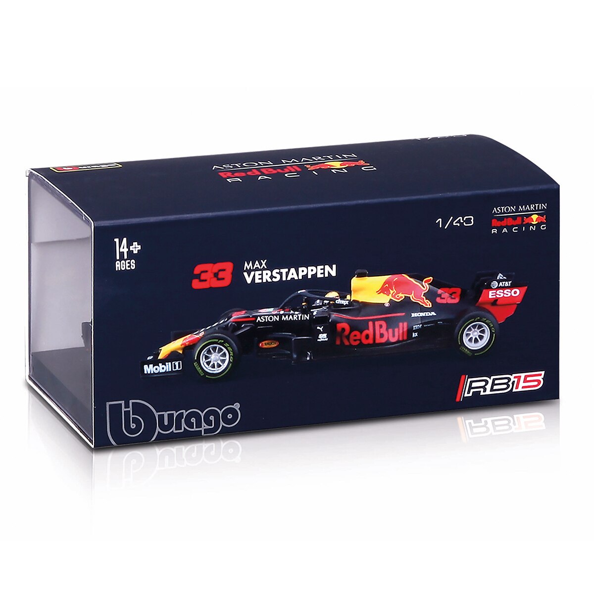 Bburago 1:43 RB15 RB16B #33 F1 Formula Car Static Die Cast Vehicles Collectible Model Racing Car Toys