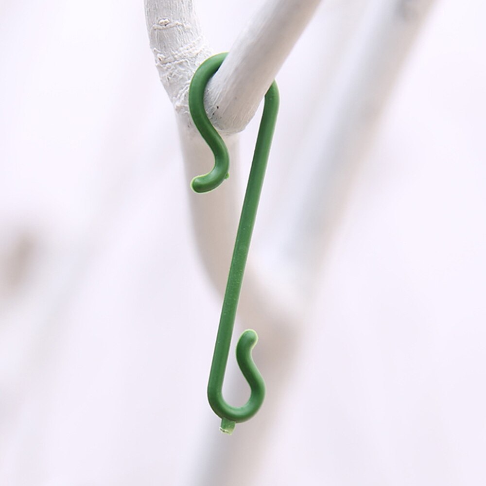 100 Pcs Ornamenten Haak Plastic Mini Herbruikbare S-Vormige Hangers Kerstboom Haken Decoratie Accessoires Voor Snuisterij