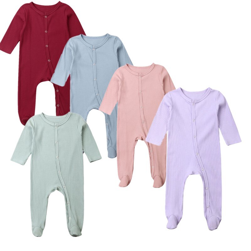 5 Kleuren Baby baby Jongen Meisje Herfst Kleding Footies Jumpsuit Outfits Kleding