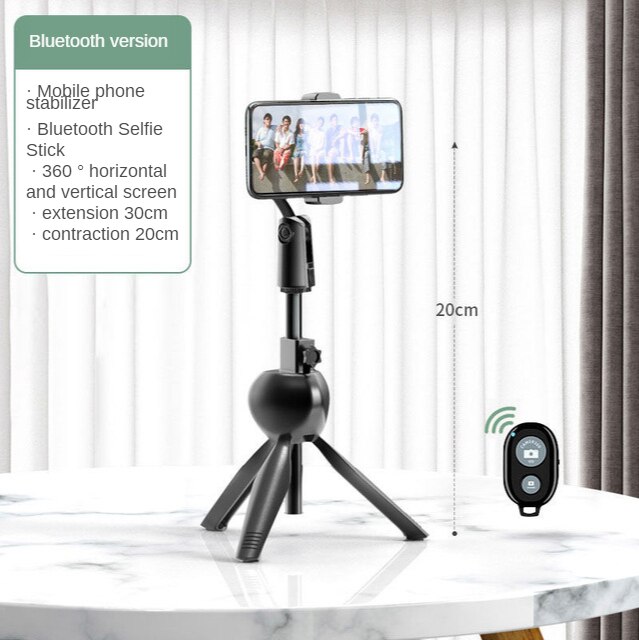 Tripod Mobile Phone Bracket Desktop Live Selfie Bluetooth Remote Control Lazy Tablet PC Douyin Useful Product: Upgrade Mobile Phone Black   Bluetooth Selfie Stick