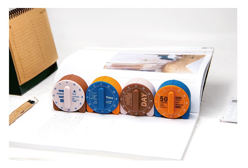 Kitchen Food Timer Reminder Alarm Clock For Cooking Tools Timer Accessories 60 minutes Cartoon Cooking Time Manager Stopwatch