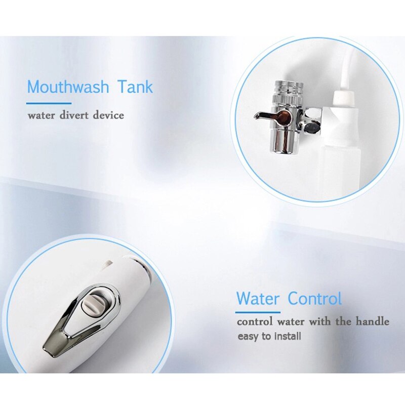 Kraan Water Tanden Bleken Monddouche Bucal Tank Dental Waterpik Irrigatie Voor Tanden Spa Tandarts Tanden Reinigen Machine