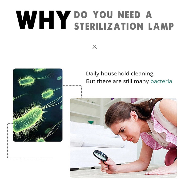 85-265V lampada germicida UV LED lampadina UVC E27 disinfezione domestica luce sterilizzante con telecomando e Timer
