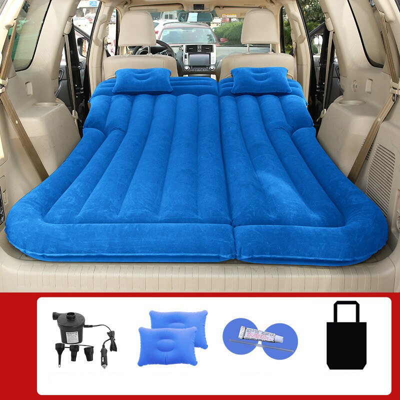 In Auto Aufblasbare SOFA KISSEN Bett Luft Matratze Universal SUV Auto Reise Schlafen Pad Outdoor Camping Matte Auto Reise Matratze: A4  Flocking Cloth