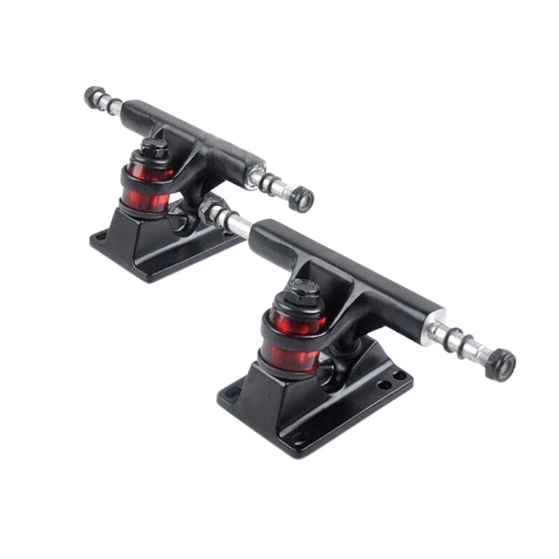 DIY Skateboard Trucks Gravity Casting Skate Trucks 3.25 Inch Fish Plate Tray Skateboard Bracket: Black