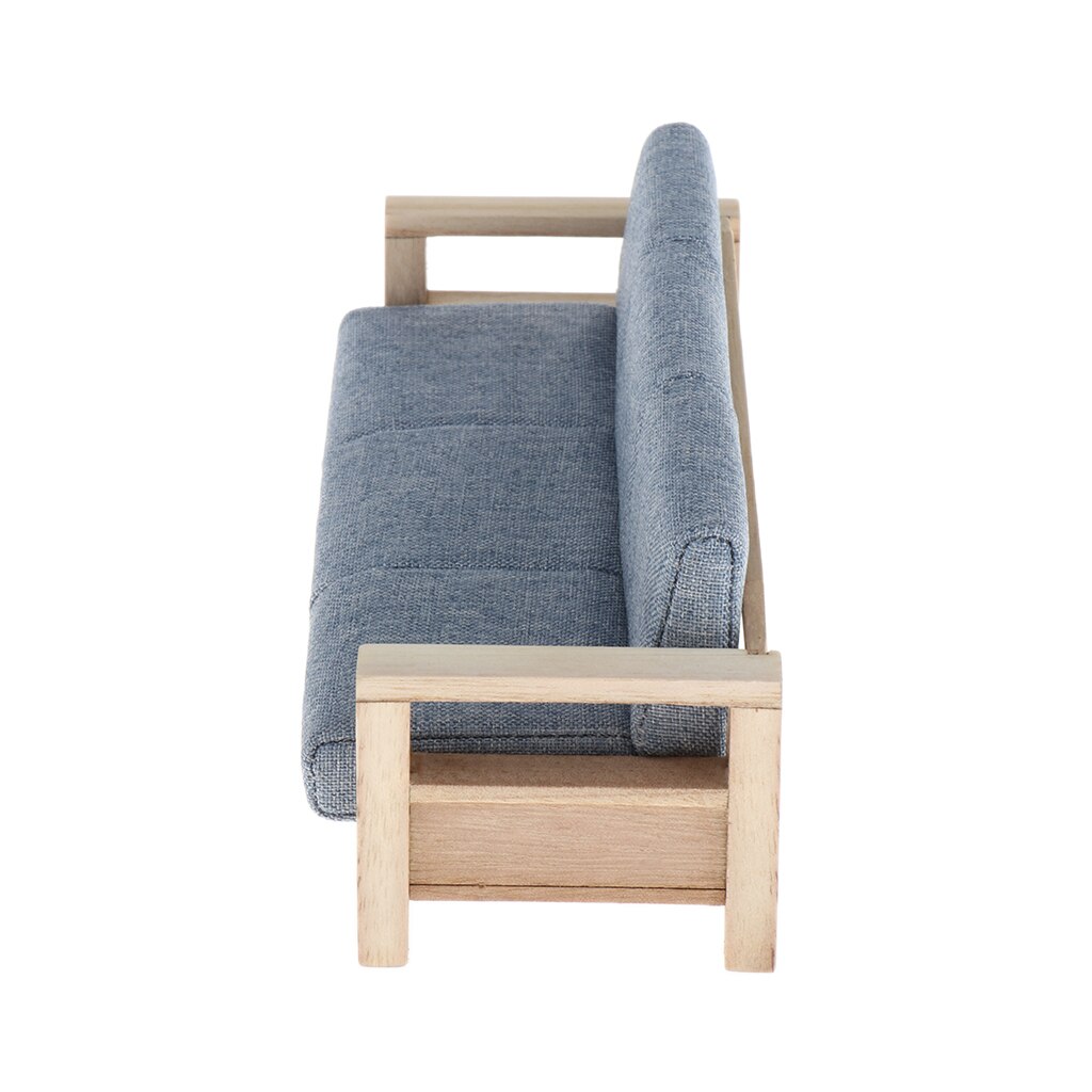 1:12 Poppenhuis Meubels-3 Zitsbank Meubels Model Voor Poppenhuis Elke Kamers Decor, Ins Eenvoudige Stijl