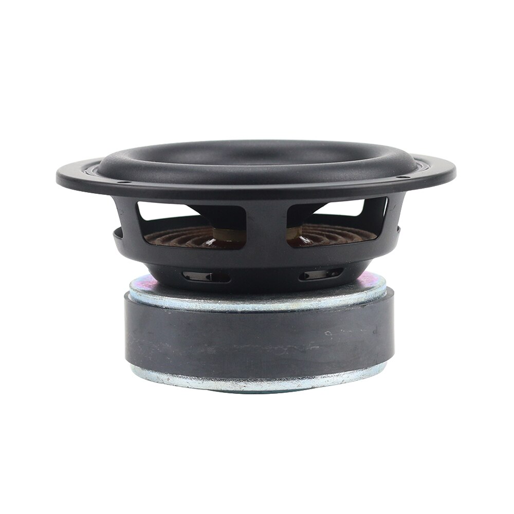2 stk rund subwoofer højttaler 4 tommer 40w woofer bomuld papir bas hjemmelavet 2.1 subwoofer enhed pc bil højttalere gør det selv 116mm