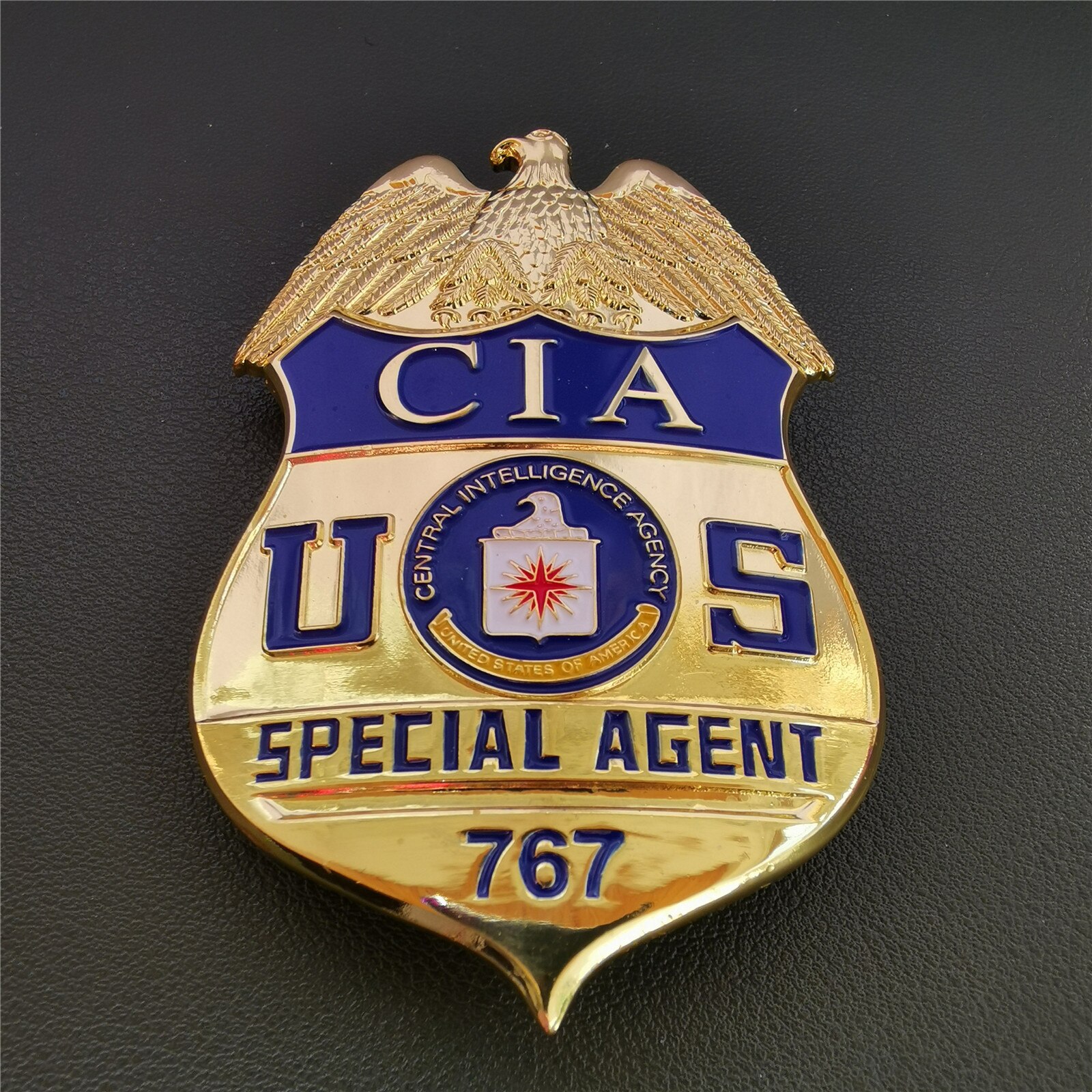 Amerikaanse Cia Agent/ Badge Nummer 767, 1:1: Alone badge