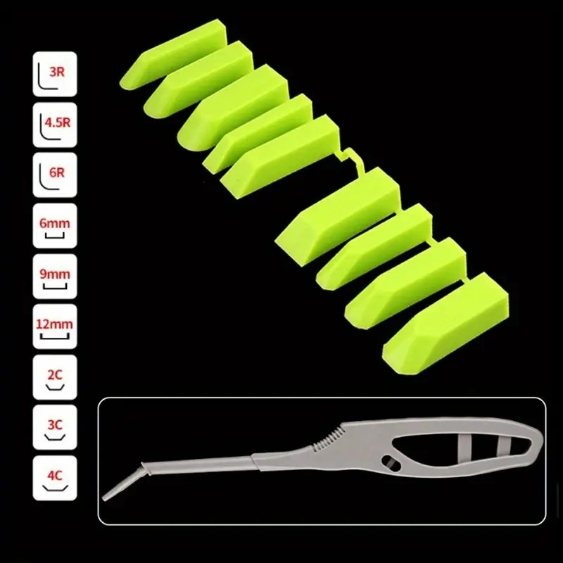 10 In 1 Multi-angle Sealant Scraper,Plastic Angle Caulk Tool,Grout Remover Spatula,Bathroom Kitchen Tile Floor Gap Filler Kit