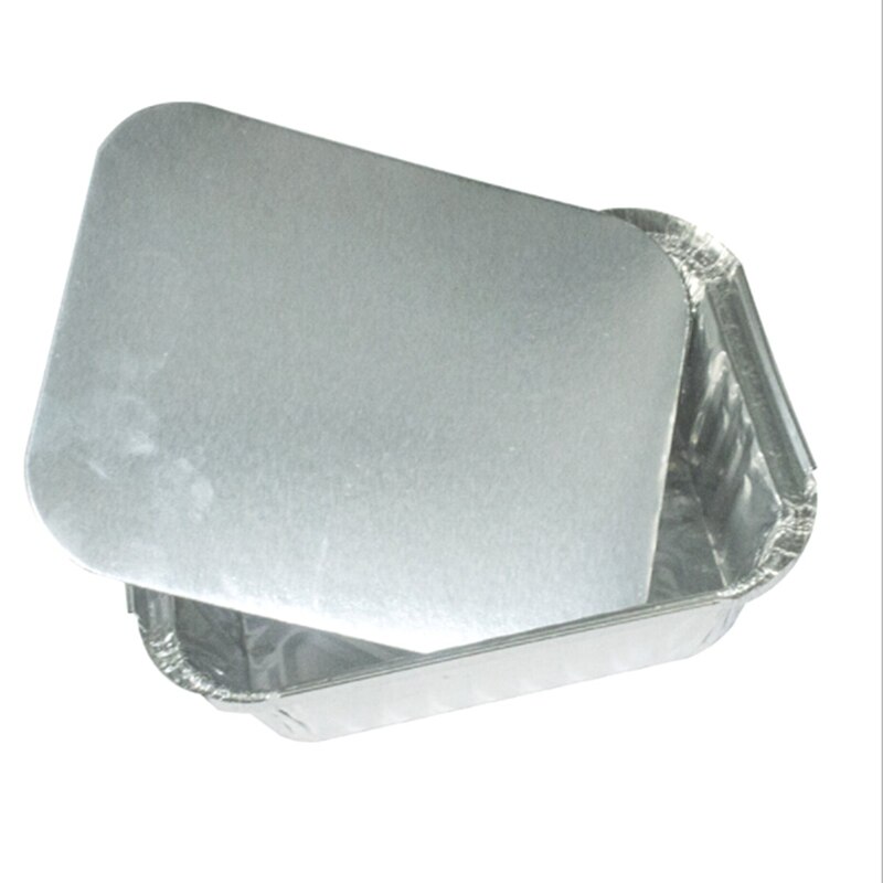 10pcs Disposable BBQ Drip Pans Aluminum Foil Grease Drip Pans Recyclable Grill Catch Tray for Outdoor Supplies