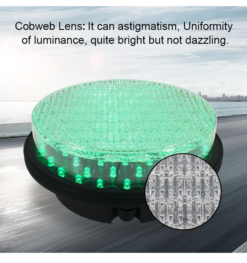 IP65 Waterproof 8 Inch LED Traffic Signal Core