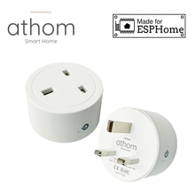ATHOM preflashed ESPhome Smart Plug Works With Home Assitant UK Standard 16A