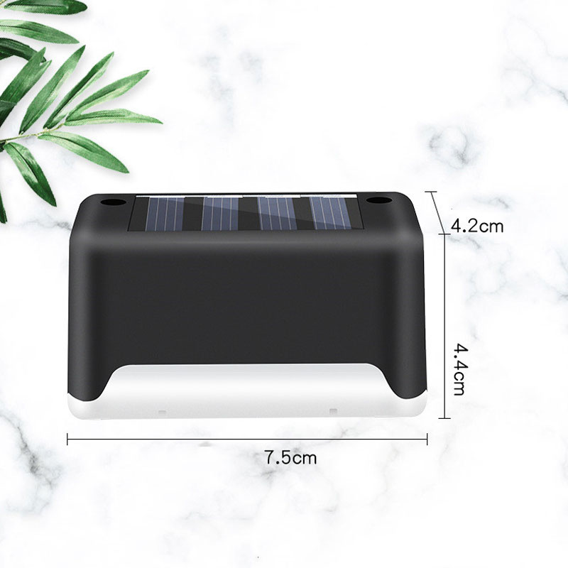 8/12 stuks zonne-terraslampen, tuin, landschap, trapverlichting, waterdichte wandlamp voor balkon, led-zonnehekverlichting