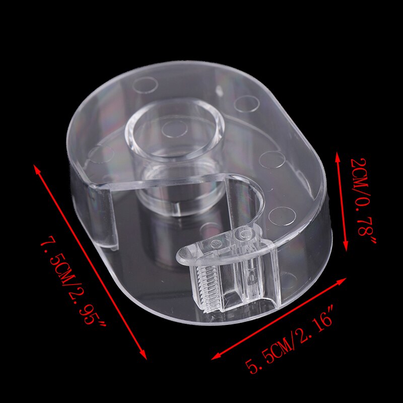 Plastikklæbende tapeholder tape cutter dispenser holder podning øjenvippe tape cutter til øjenvipper forlængelse makeup værktøjer