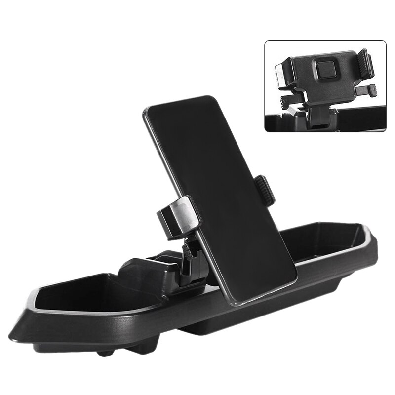 Dash Tray Mount Phone Holder Upper Dash Panel Storage Box With Holder For Jeep Wrangler Jl Jlu
